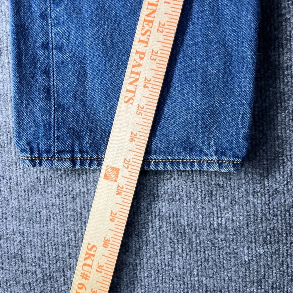 Levi's‎ 501 Button Fly Jeans Men's Blue Denim Cotton Straight Leg Y2K - 35X27
